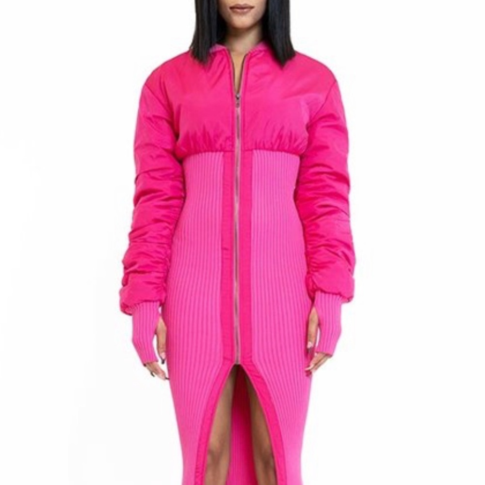 Bomber Jacket Dress - Picture 6 of 8